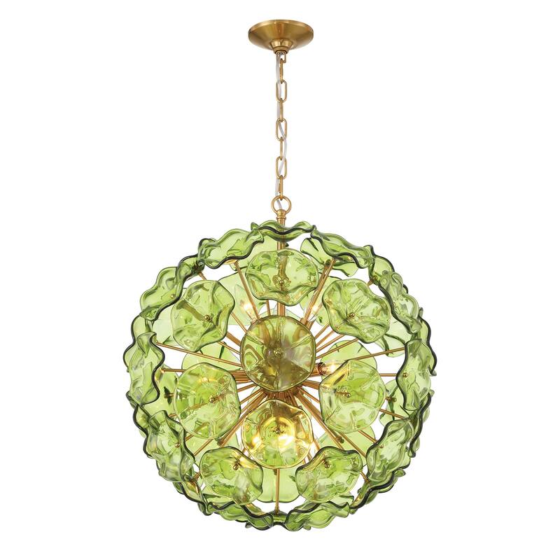 Crystorama Lighting Group ESM-4006 Esme 9 Light 23" Wide Sputnik