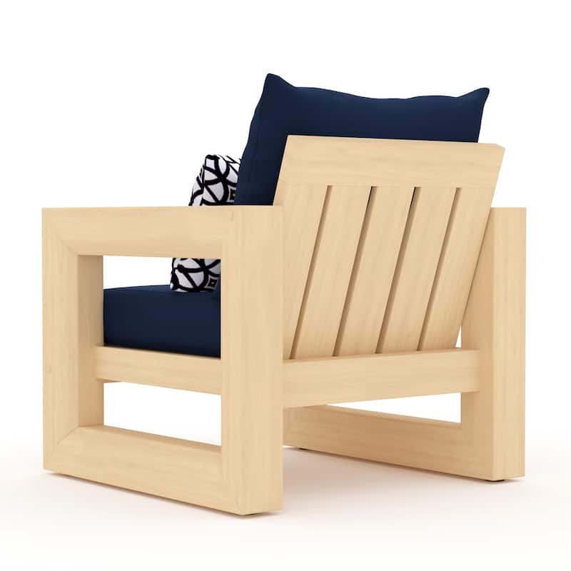 Benson 2 Piece Sunbrella Outdoor Patio Club Chairs