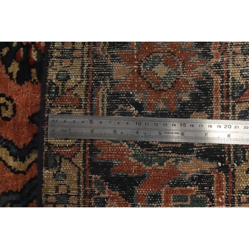 Hand Knotted Oriental 100% Wool Carpet Traditional Floral Oranges & Rust Lilian Area Rug - 6' 0'' X 4' 10''