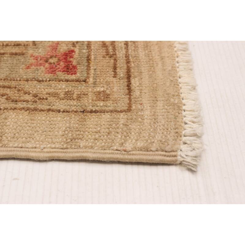 ECARPETGALLERY Hand-knotted Chobi Finest Ivory Wool Rug - 9'0 x 12'2