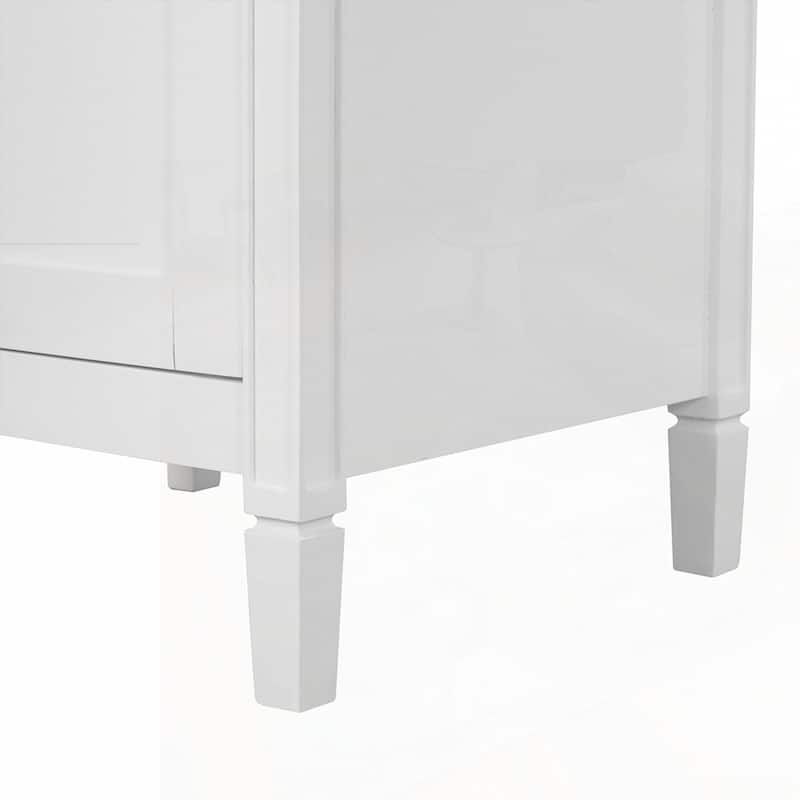 Freestanding Bathroom Vanity with Ceramic Sink