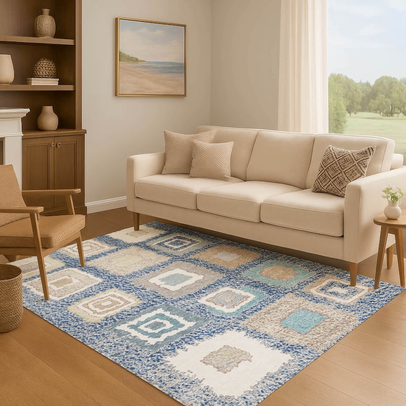 Premium Washable Super Soft Global Diamonds Mayfield Rug