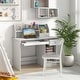 preview thumbnail 2 of 9, Costway Kids Study Desk Children Writing Table with Hutch Drawer - See Details