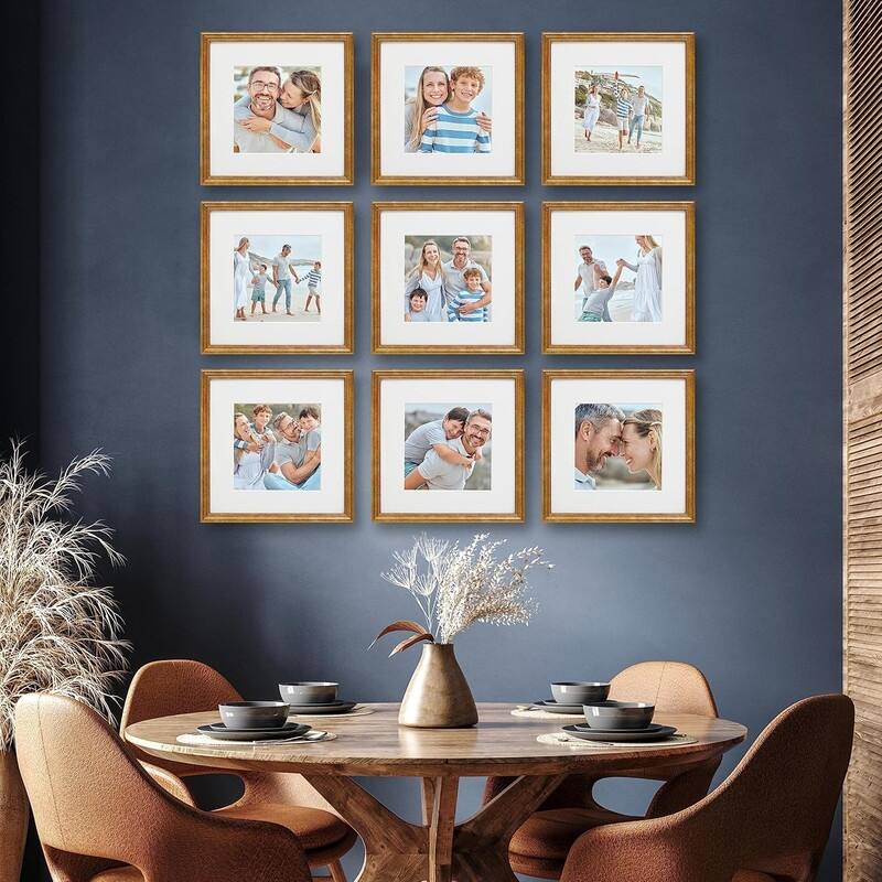 Sheffield Home 9 Piece Gallery Wall Frame Set,