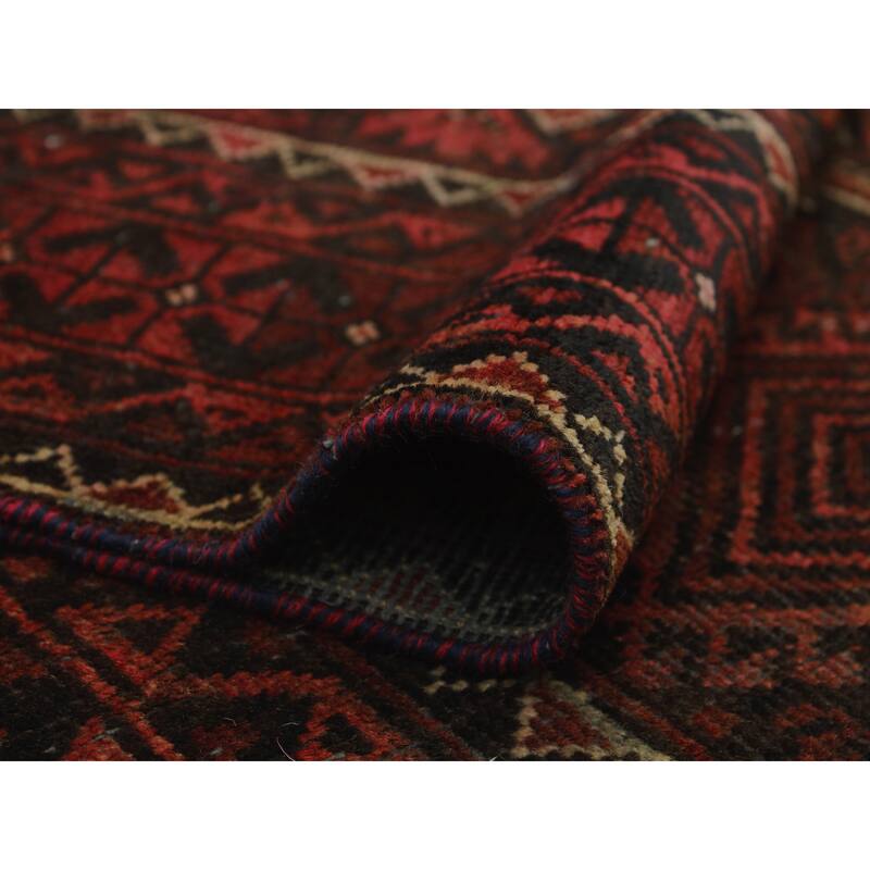 Semi Antique Debbie Rust/Charcoal Rug - 3'11" x 6'10"