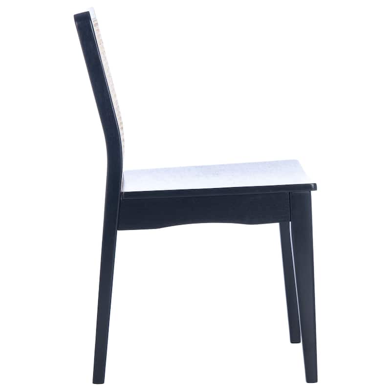 SAFAVIEH Lurline Coastal Rattan Dining Chair (Set of 2) - 18.9" W x 22.3" L x 33.9" H - 19Wx22Dx34H