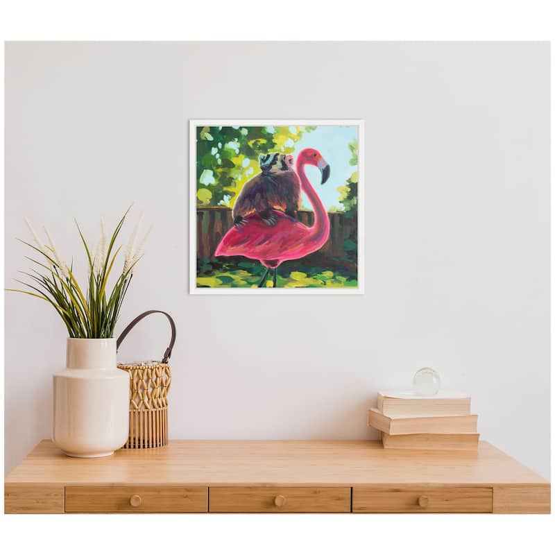 Kate and Laurel Sylvie Backyard Besties Framed Canvas by Rachel Christopoulos