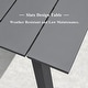 preview thumbnail 4 of 17, PURPLE LEAF 7/9/11 pcs Patio Dining Set Aluminum desk with chairs for lawn backyard garden -GREY