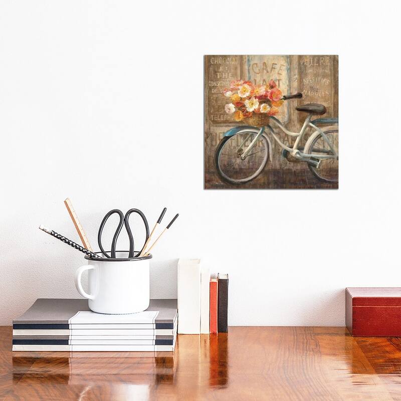 iCanvas "Meet Me at Le Cafe II" by Danhui Nai Canvas Print - 12x12x0.75