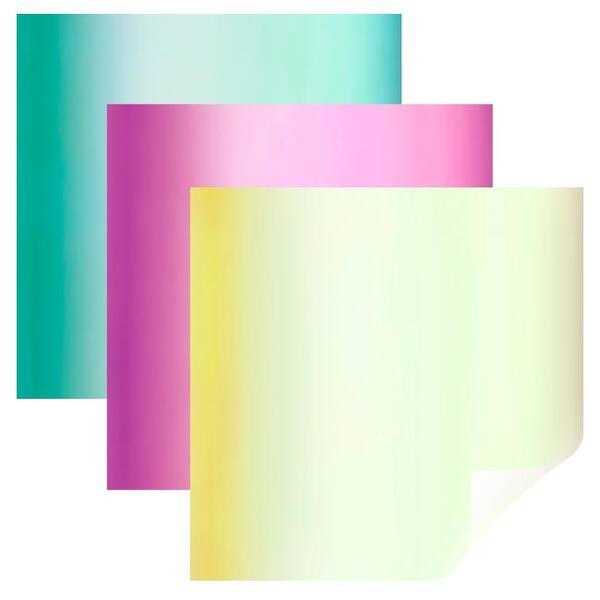 Shop Cricut Holographic Vinyl Miami Sampler Pack For Maker Explore Air 2 Overstock 28251887
