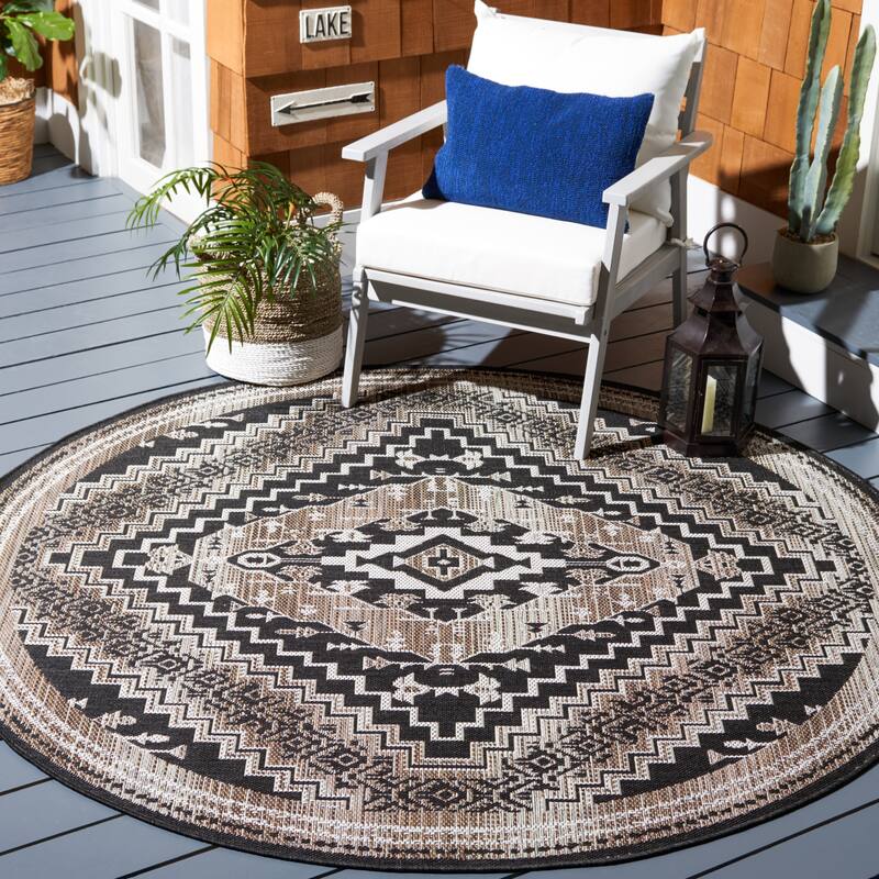 SAFAVIEH Havana Voske Indoor/ Outdoor Waterproof Geometric Rug