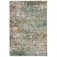 preview thumbnail 67 of 74, SAFAVIEH Madison Loane Modern Abstract Rug 2'2" x 4' - Green/Turquoise