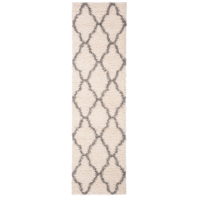 SAFAVIEH Dallas Shag Hacer Trellis 1.5-inch Thick Rug