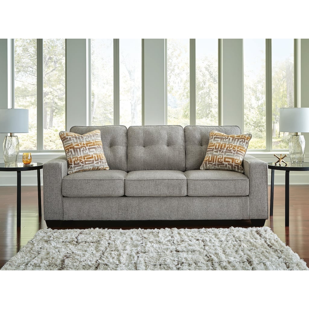 Signature Design by Ashley Fanciful Gray Sofa - 88" W x 40" D x 38" H
