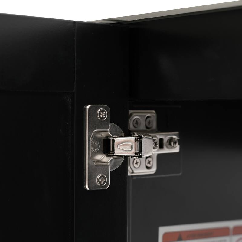 GDFStudio - Solis Wood & Ceramic Modern Bathroom Vanity with Sink & Drawer