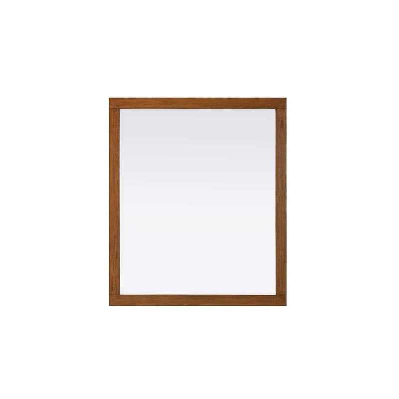Solene Wooden Rectangle Mirror (42-48 x 36 in.) - Brandy Walnut - 42" x 36"