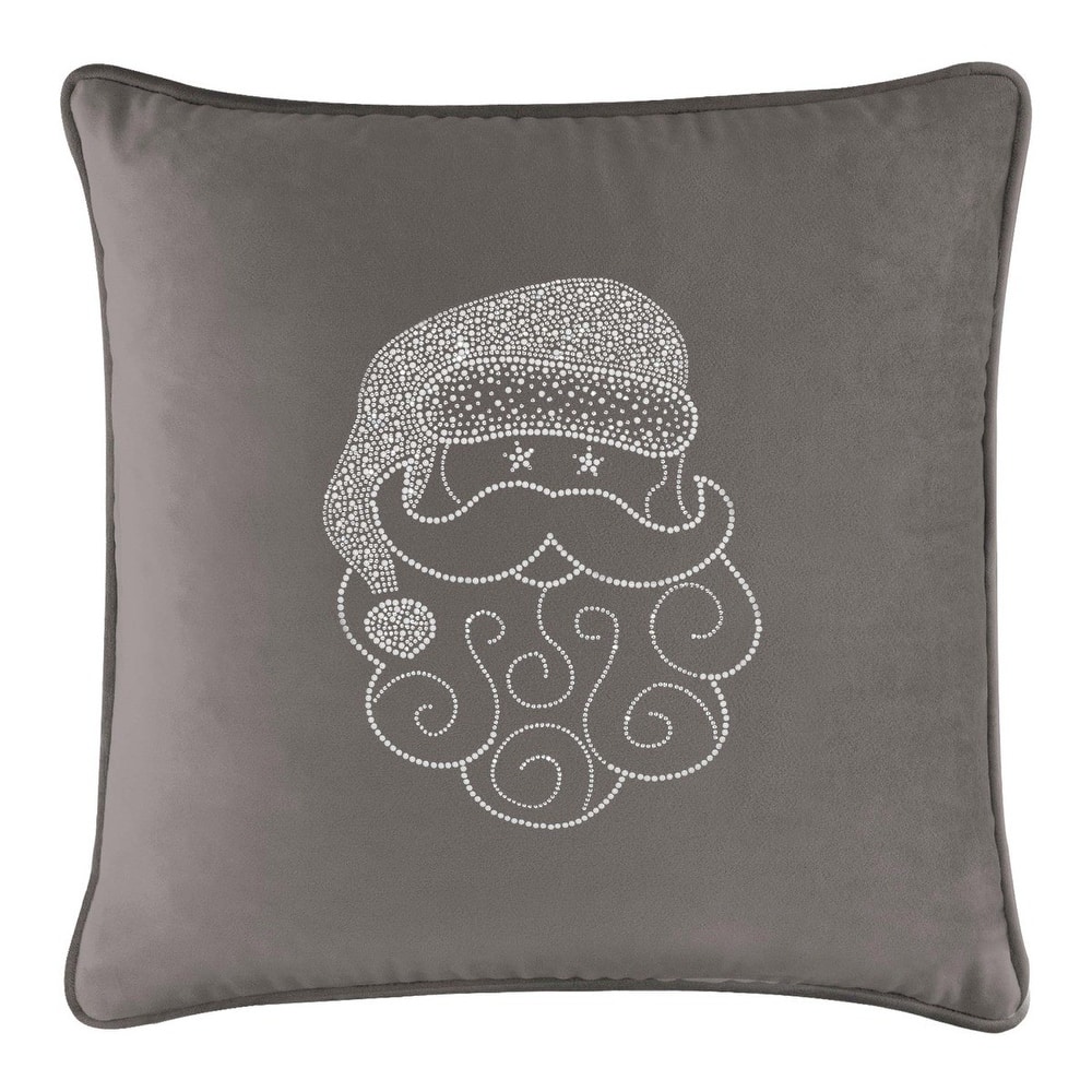 Sparkles Home Santa Rhinestone Pillow