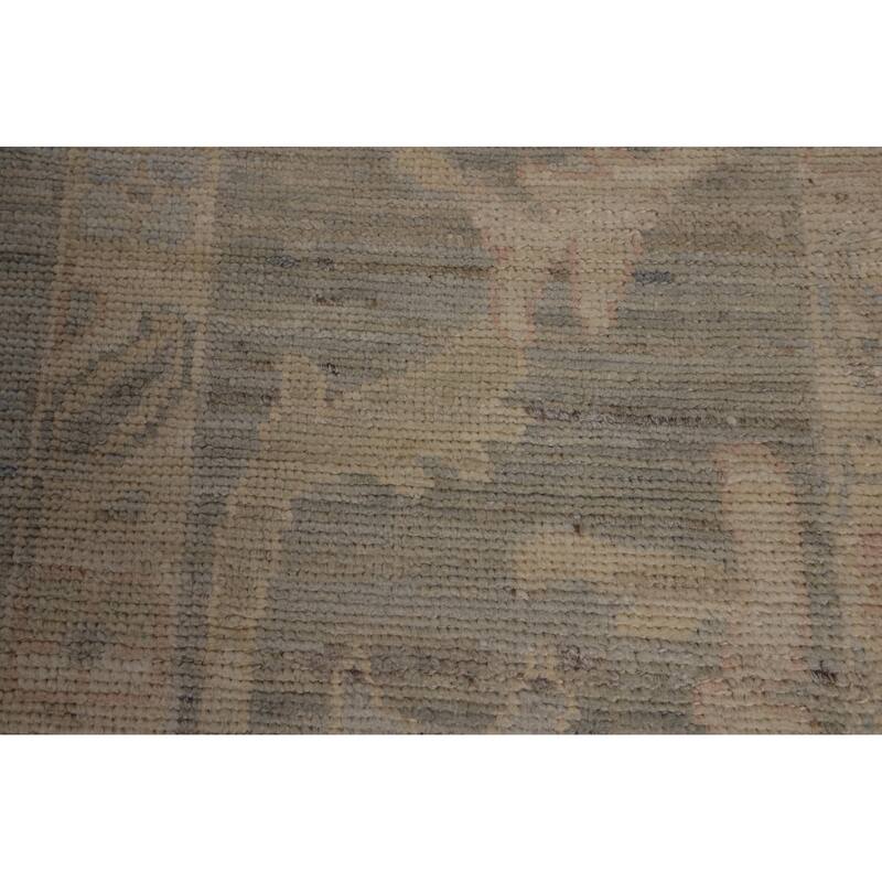 Oriental Oushak Turkish Large Area Rug Hand-Knotted Wool Carpet - 10'2"x 13'11"