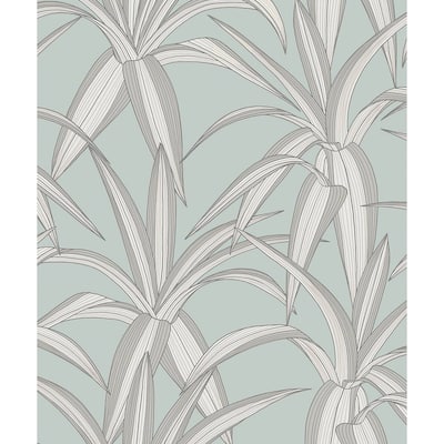 NextWall Tossed Cradle Plant Peel and Stick Wallpaper