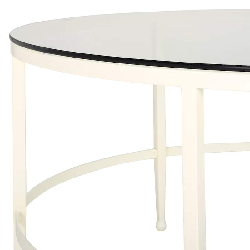 SAFAVIEH Home Edmund Cocktail Table - 40"W x 40"D x 19"H