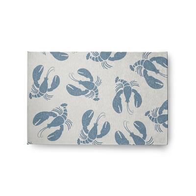 Lobster Fest Nautical Chenille Rug