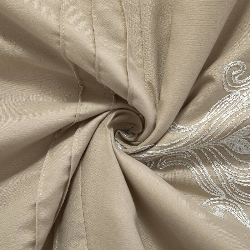 Nanshing Lacy 7 Piece Damask Embroidery Comforter Set