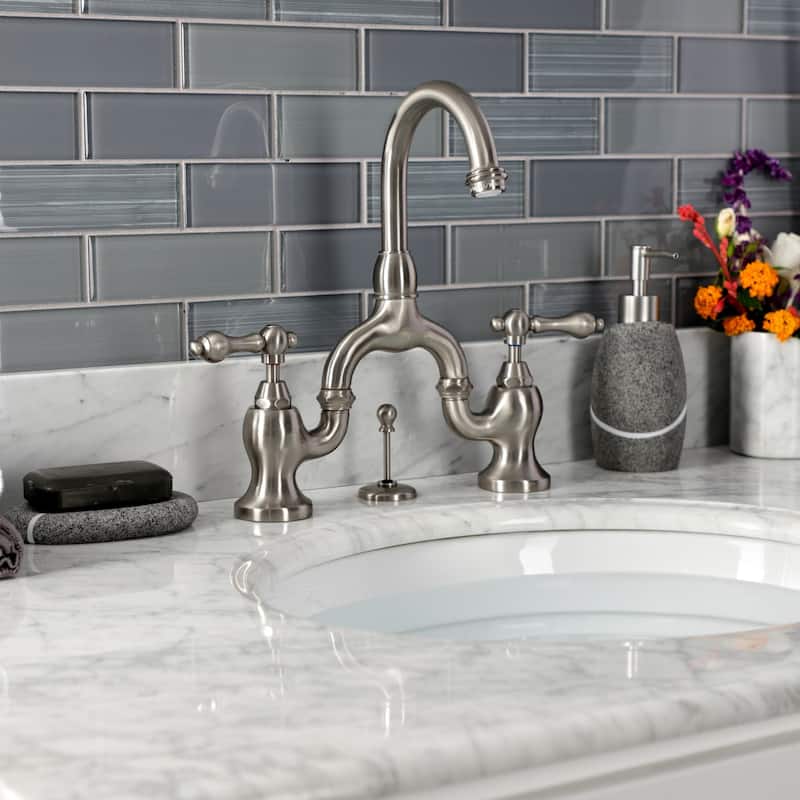 Kingston Brass English Country Bathroom Bridge Faucet
