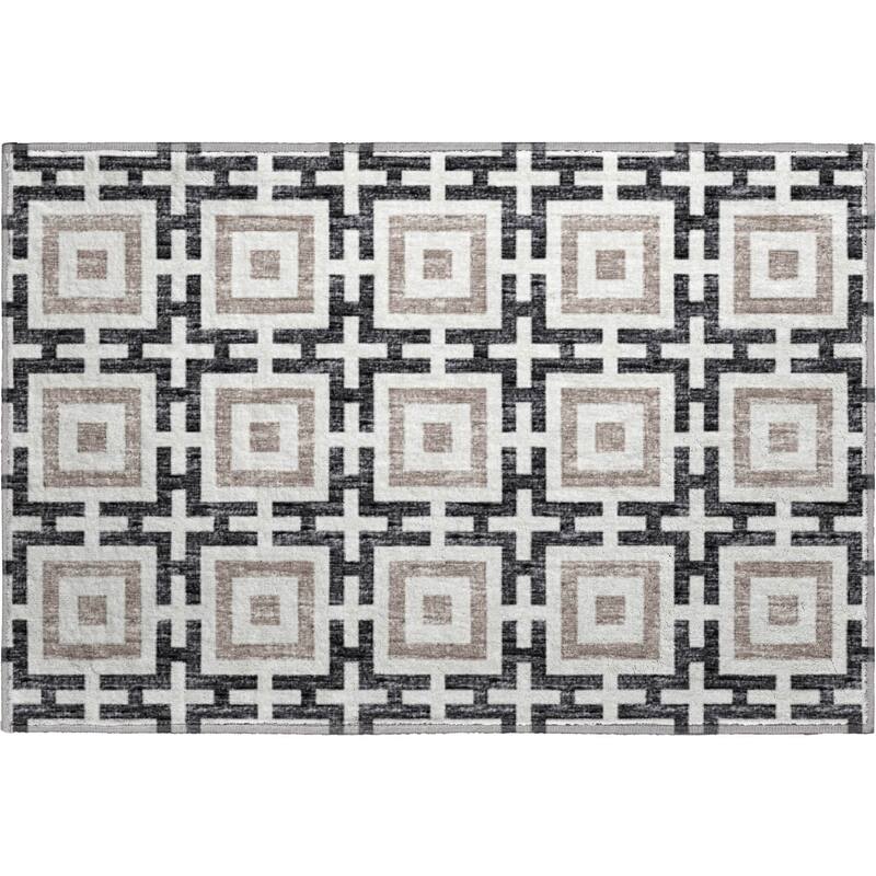 Premium Washable Super Soft Modern Mosaic Mayfield Rug