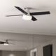Hunter 52" Dempsey Flush Mount Ceiling Fan w/ LED Light Kit and Handheld Remote