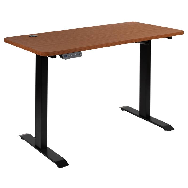 Electric Height Adjustable Standing Desk - 48" Wide x 24" Deep