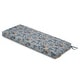 preview thumbnail 18 of 22, Vera Bradley by Classic Accessories Water-Resistant Patio Bench Cushion 42"L x 18"D x 3"Thick - Rain Forest Toile Gray/Gold