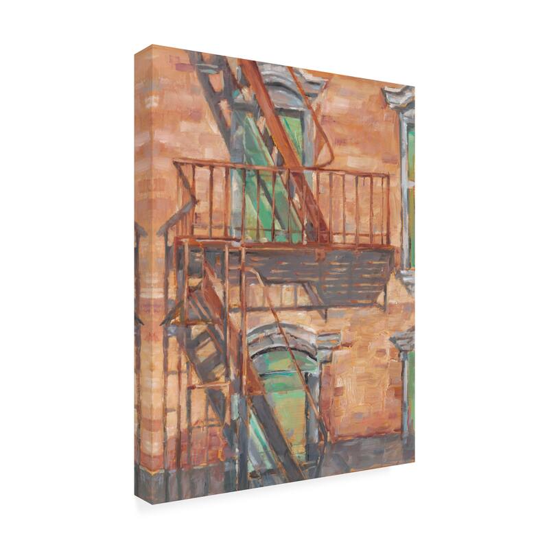 (TARGET EXCLUSIVE) Ethan Harper 'Urban Facade II' Canvas Art