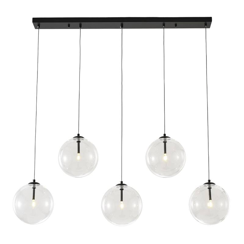 5 - Light Dimmable Kitchen Island Modern Linear Chandelier