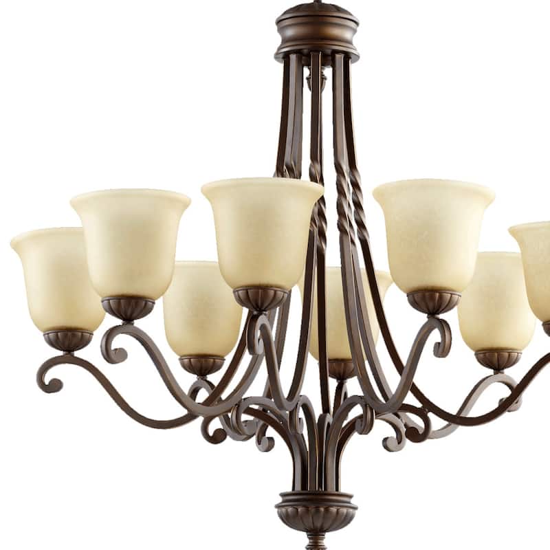 Quorum International 6078-8 Bolivar 8 Light 40" Wide Chandelier