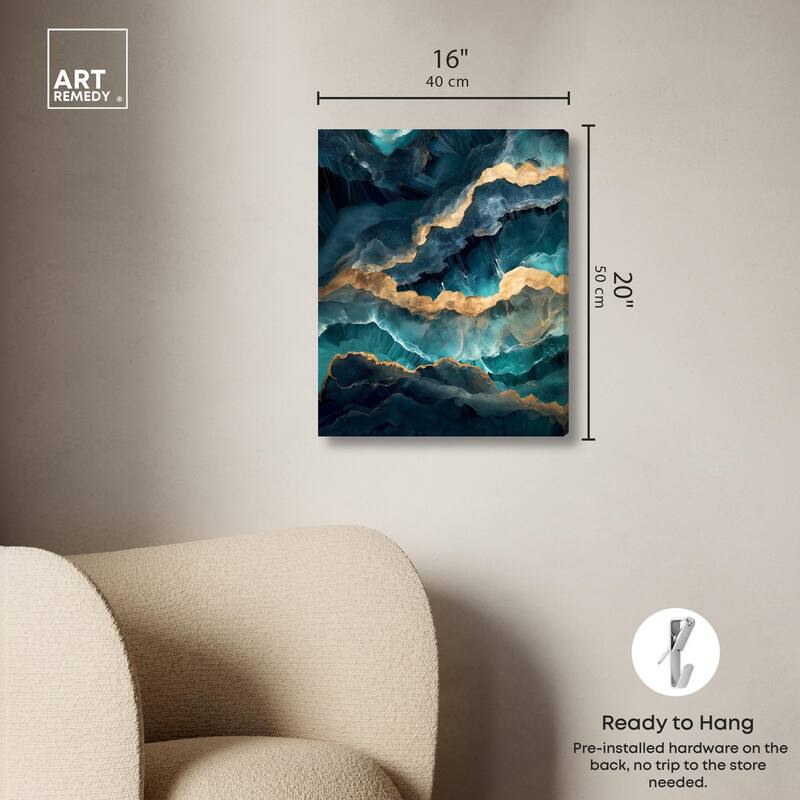 Power Edge I Canvas by Art Remedy, Gallery Wrapped