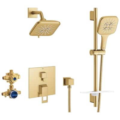 Grohe 29 433 Eurocube Pressure Balanced Shower System with Shower
