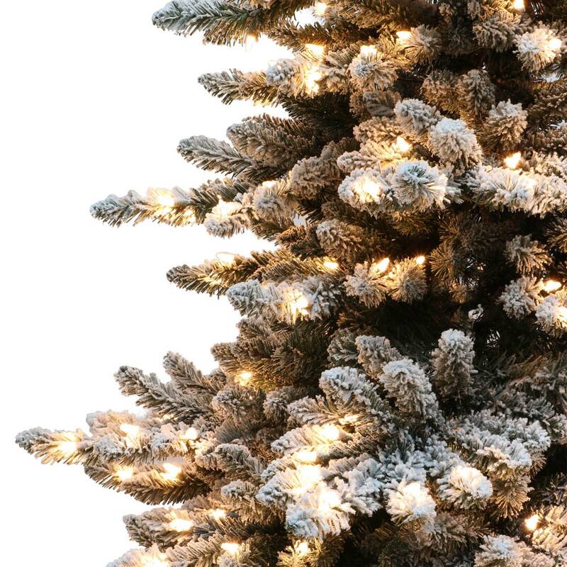 Puleo International 6.5 ft. Pre-Lit Royal Majestic Artificial Christmas Tree