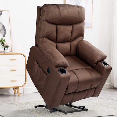Electric Power Lazy Boy Recliner Chair Sofa with Vibration Massage Function