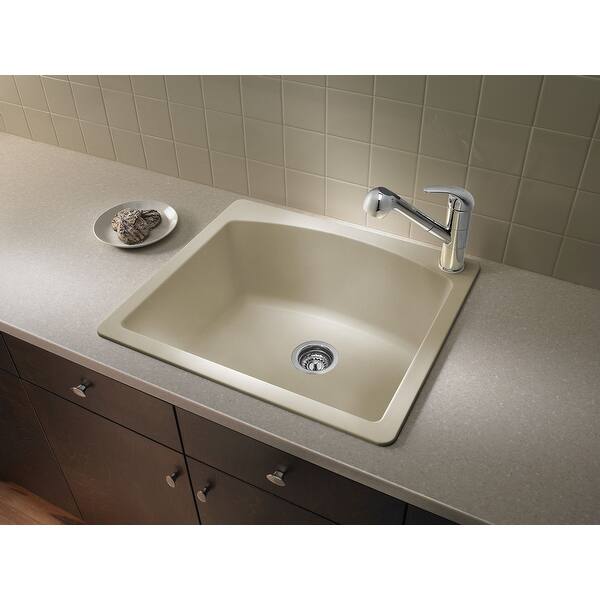 Shop Blanco 440175 Diamond 24 Undermount Single Basin Silgranit Kitchen Overstock 16296885