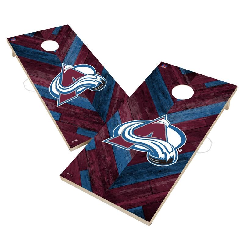 Colorado Avalanche NHL Cornhole Board Set - Include Team Logo Bags