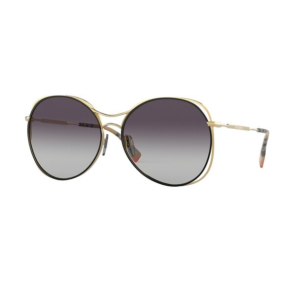 burberry black gold sunglasses