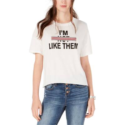 Carbon Copy Womens I'm Not Like Them Graphic T-Shirt