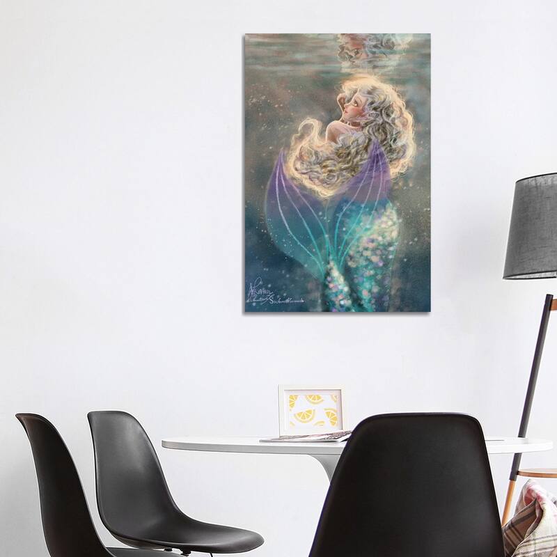 iCanvas "Ste-Anne Mermaid Under The Water" by Anastasia Tsai Canvas Print - 40x26x1.5