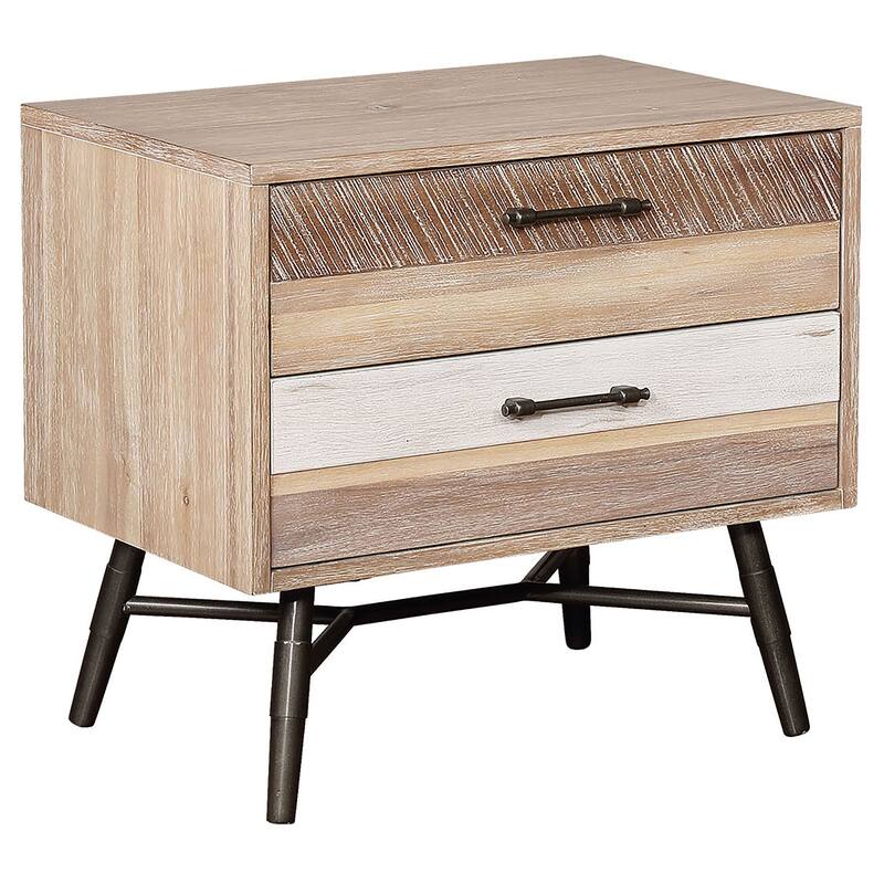 Marlow Platform Bedroom Set Rough Sawn Multi