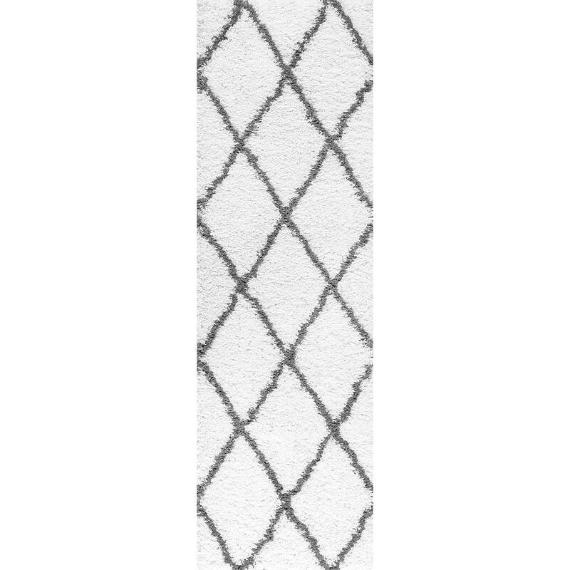 Joy Shag Moroccan Stripe Indoor Area Rug