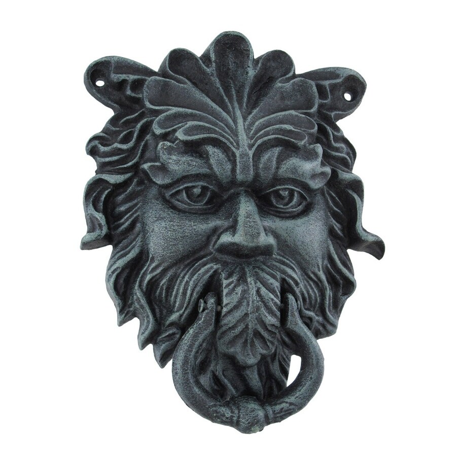 Shop Verdigris Finish Cast Iron Celtic Greenman Door Knocker 9 X