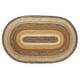 preview thumbnail 2 of 2, Kettle Grove Jute Rug Oval w/ Pad 60x96 - 5' x 8' Oval