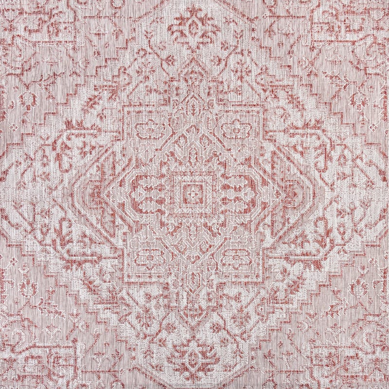 JONATHAN Y Charleston Medallion Indoor/Outdoor Area Rug