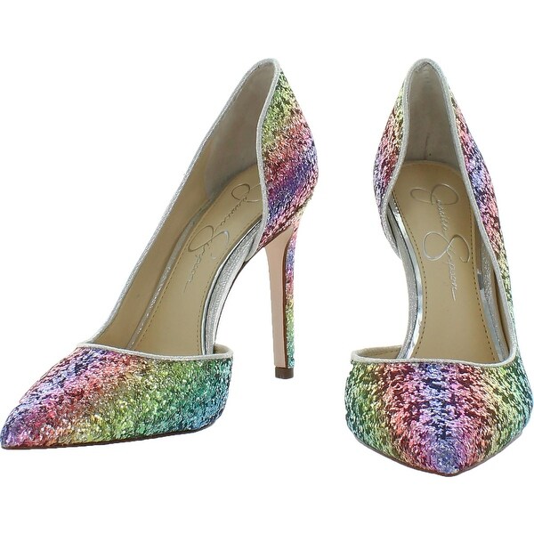 jessica simpson rainbow heels