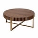 preview thumbnail 8 of 26, 31.5 Inch Round Coffee Table with Sturdy Pedestal